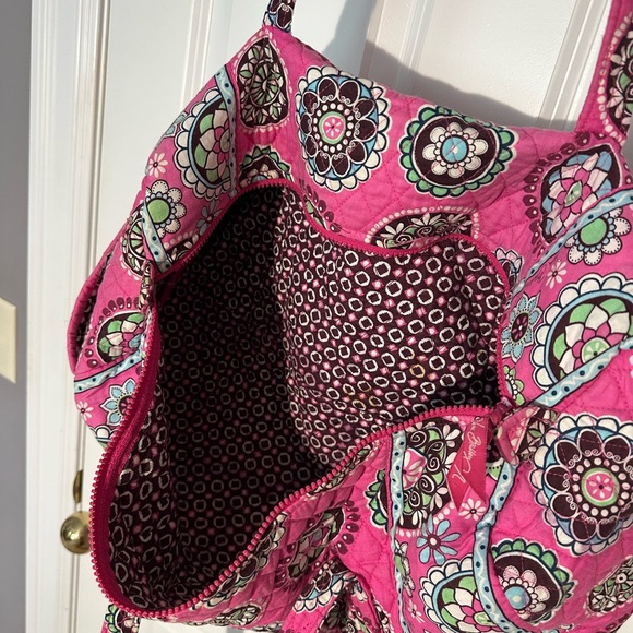 Vera Bradley Small Duffle Bag in Cupcakes Pink - Picture 6 of 7